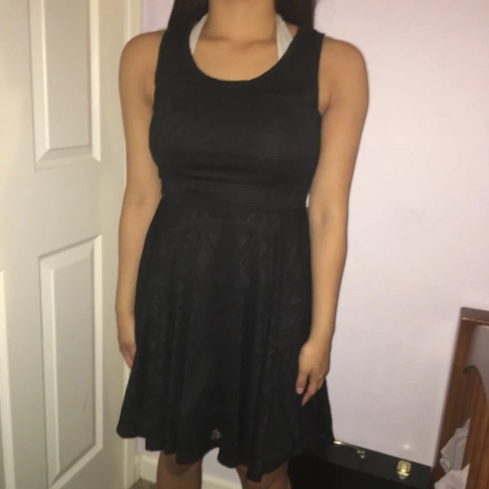 Simple black dress